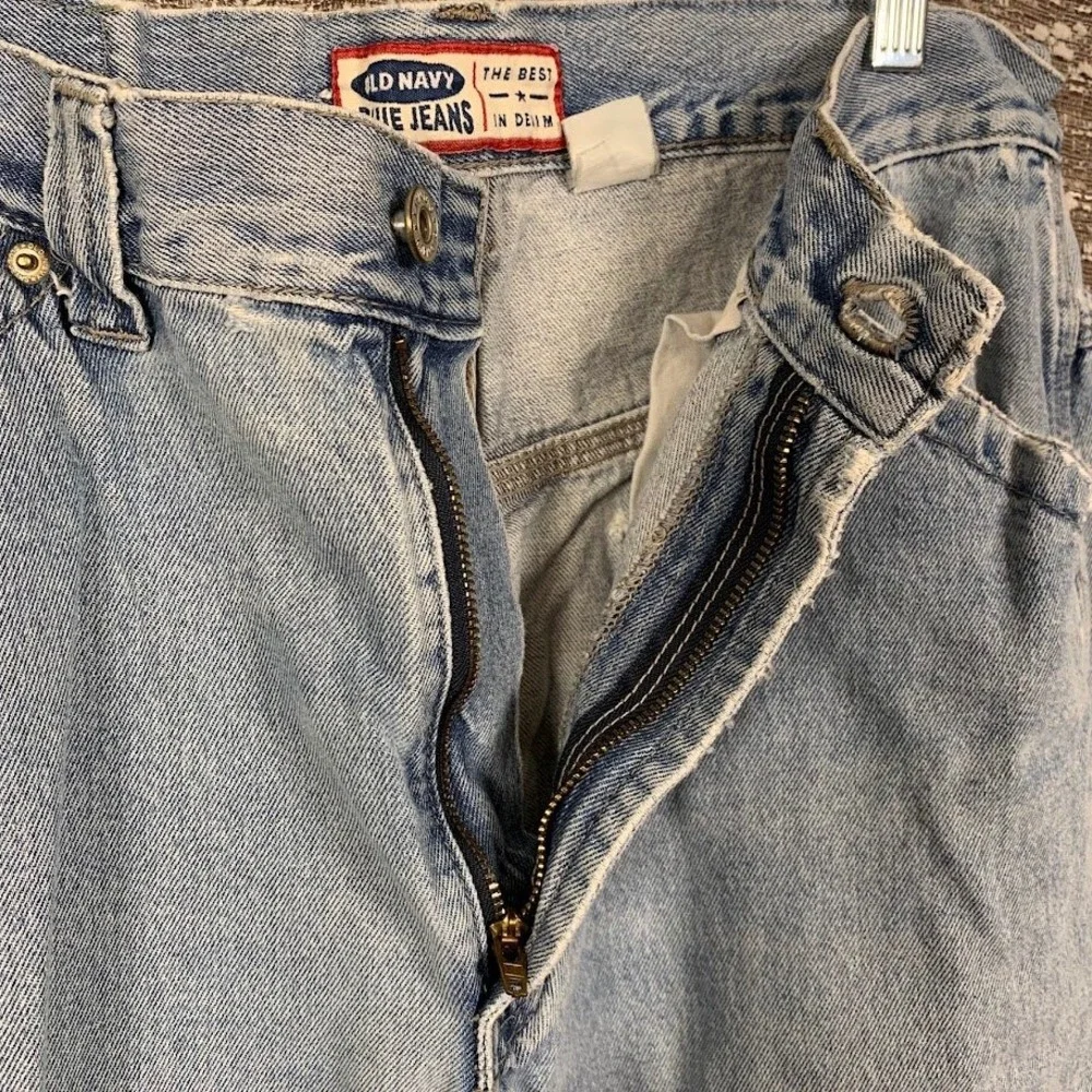 Vintage Old Navy Carpenter Jeans Mens 31x29 Light Wash Baggy Skater Y2K Denim